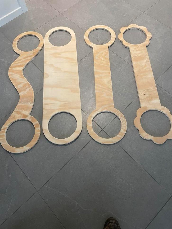 Stapsteen planken, Kinderen en Baby's, Speelgoed | Houten speelgoed, Zo goed als nieuw, Ophalen