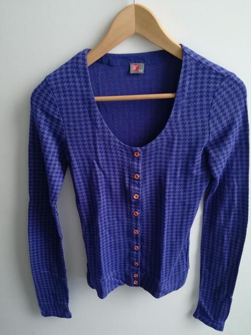 Retro vest van Who's That Girl - Maat M, Kleding | Dames, Truien en Vesten, Gedragen, Maat 36 (S), Paars, Ophalen of Verzenden