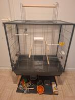 Grote vogelkooi met toebehoren, Dieren en Toebehoren, Vogels | Hokken en Kooien, Ophalen, Gebruikt, Vogelkooi