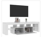 tv-meubel wit 140cm met 2 schuiven., Huis en Inrichting, Ophalen, Zo goed als nieuw