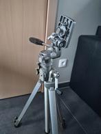 vintage metalen Velbon statief – made in Japan, Enlèvement ou Envoi, Utilisé, Moins de 150 cm, Trépied