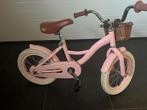 Kinderfiets meisje roze 14 inch, Fietsen en Brommers, Ophalen, Zo goed als nieuw, Minder dan 16 inch, Zijwieltjes