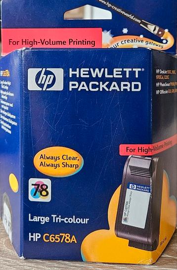 Nieuwe 3-kleuren high volume(38ml) cartridge voor HP printer