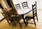 eetkamertafel met 6 stoelen, Enlèvement, Utilisé