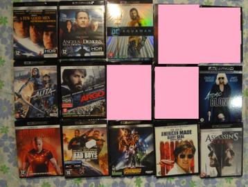 4K ULTRA HD  13 EURO STUK, Cd's en Dvd's, Ophalen of Verzenden, Zo goed als nieuw, Actie