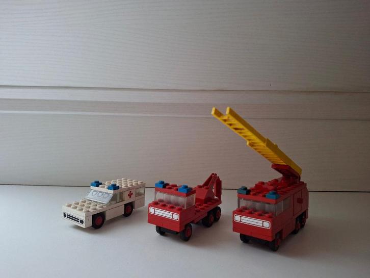 Lego 347 ( 347-1 )Fire Engine, Ambulance and Tow Truck 1970, Kinderen en Baby's, Speelgoed | Duplo en Lego, Lego, Ophalen of Verzenden