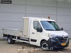 Renault Master 145PK Open Laadbak met Kist Dubbellucht 3,5t, Auto's, Bestelwagens en Lichte vracht, Stof, Gebruikt, Renault, Bedrijf