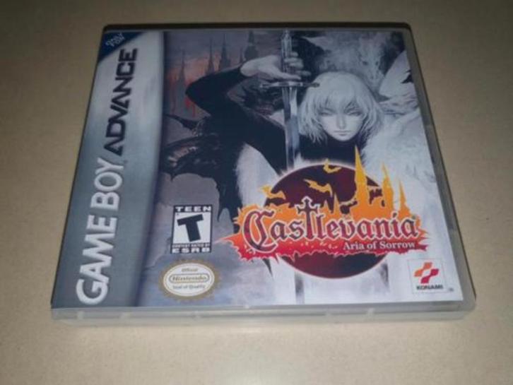 Castlevania Aria of Sarrow Game Boy Advance GBA Game Case, Games en Spelcomputers, Games | Nintendo Game Boy, Zo goed als nieuw
