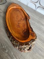 Vintage houten schotel, Antiek en Kunst, Ophalen