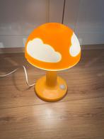 Oranje nachtlamp met wolken, Ophalen, Zo goed als nieuw