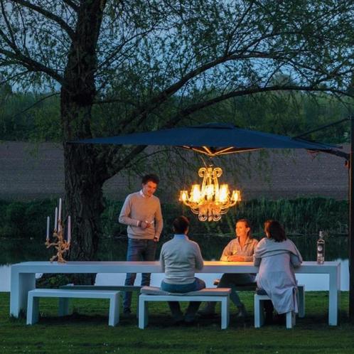 (tuin)tafel SOLID aluminium (in elke ral-kleur mogelijk), Tuin en Terras, Tuintafels, Nieuw, Rechthoekig, Aluminium, Verzenden