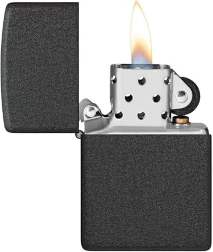 Zippo Black Crackle aansteker SNELLE GRATIS LEVERING, Verzenden, Nieuw, Aansteker