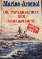 (1940-1945 MARINE) Die Panzerschiffe der Kriegsmarine., Utilisé, Enlèvement ou Envoi