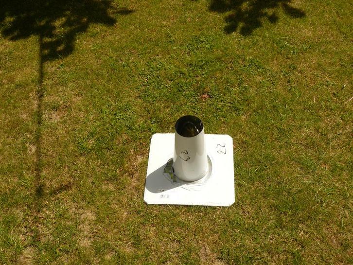 Passages de toit en acier inoxydable (80mm), Bricolage & Construction, Ventilation & Extraction, Comme neuf, Ventilateur et Extracteur