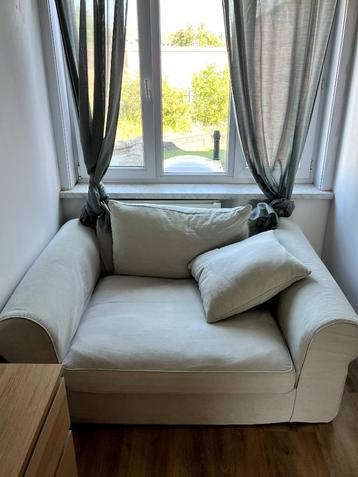 Zetel 1.5 zit, Moins de 150 cm, Enlèvement, Utilisé, Deux personnes