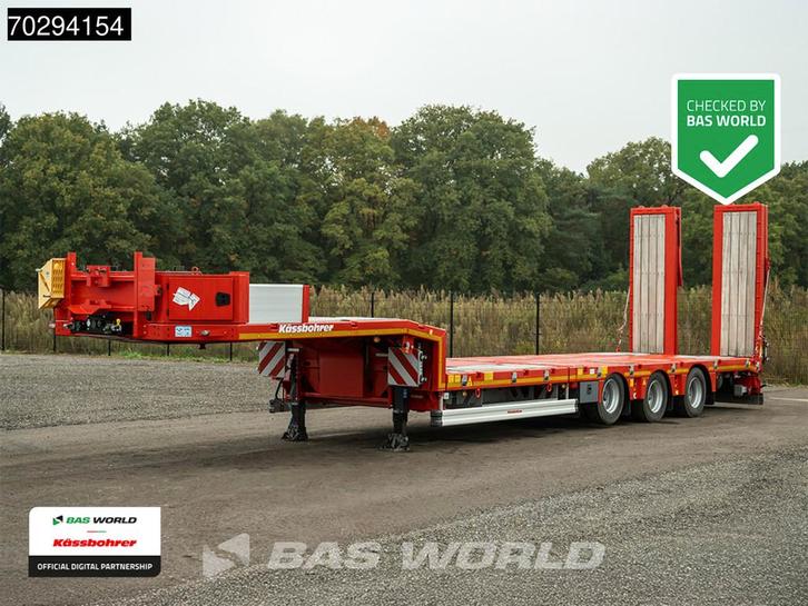 Kässbohrer NEW! Hydraulic Bed 450cm Extendable Lift+Steerin, Auto's, Vrachtwagens, Bedrijf, Te koop, Aanhangers en Opleggers, Overige brandstoffen