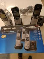 Digitale Draadloze telefoons en antwoordapparaat Panasonic, Zo goed als nieuw, Ophalen, 3 handsets