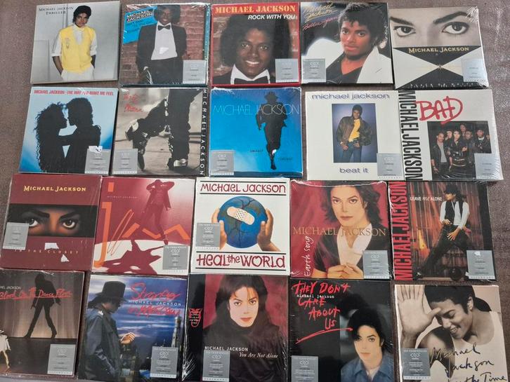 MICHAEL JACKSON VISIONARY Box compleet 20 singles sealed, Antiek en Kunst, Kunst | Schilderijen | Abstract, Ophalen of Verzenden