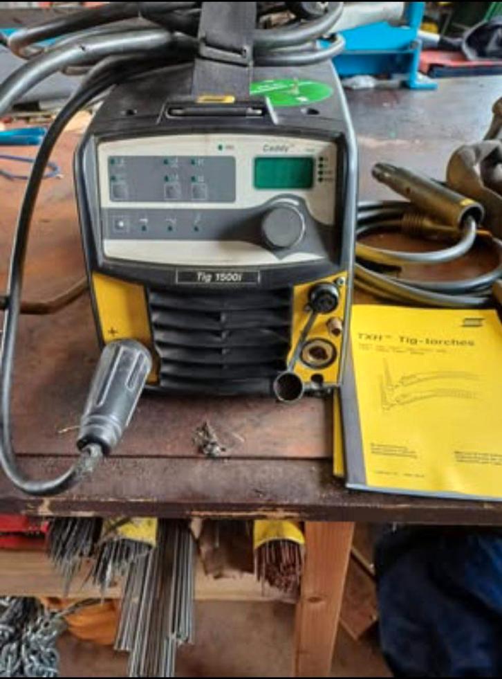 Esab tig 1500i, Doe-het-zelf en Bouw, Gereedschap | Lasapparaten, Zo goed als nieuw, Tig, Ophalen