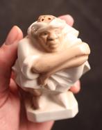 Antiek porselein zoutvaatje, Ophalen of Verzenden