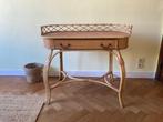 prachtige kaptafel van rotan, Huis en Inrichting, Tafels | Kaptafels, Ophalen, Gebruikt, 50 tot 100 cm, Minder dan 100 cm