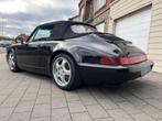 Porsche 964 Cabrio *Handbak*Triple black*Garantie mogelijk*, Auto's, Porsche, 4 zetels, Achterwielaandrijving, Zwart, Cabriolet