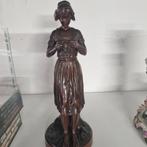 Très jolie sculpture en bronze ancienne, Antiquités & Art, Antiquités | Bronze & Cuivre, Bronze, Enlèvement ou Envoi