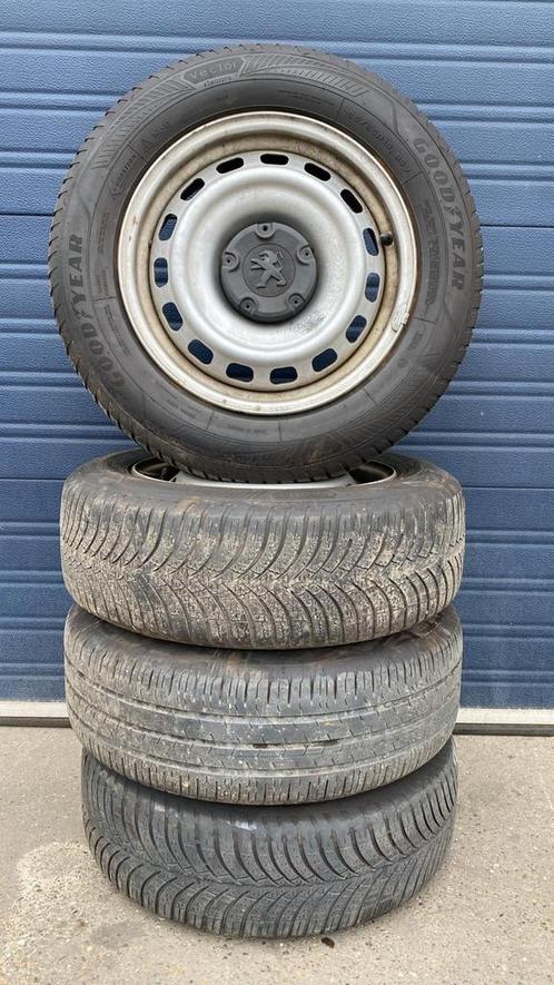 Peugeot Partner Berlingo Combo velgen 195-65-15 5x108 - Set, Auto-onderdelen, Banden en Velgen, Banden en Velgen, Zomerbanden