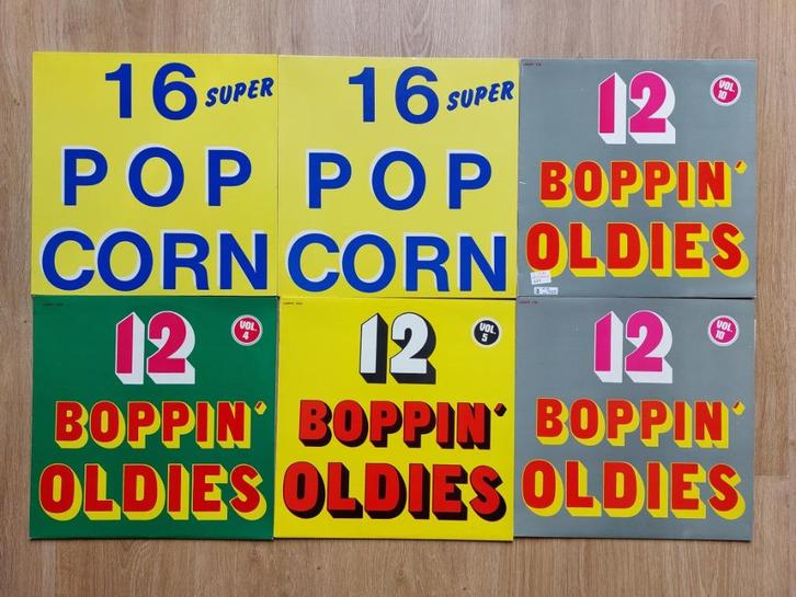 Popcorn verzamel LP vinyl, Cd's en Dvd's, Vinyl | Pop, Gebruikt, 12 inch, Ophalen of Verzenden