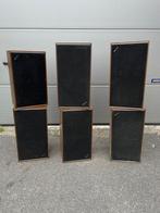 Lot van 6 vintage Sansui ES 100/200 luidsprekers, Audio, Tv en Foto, Gebruikt, 60 tot 120 watt, Front, Rear of Stereo speakers