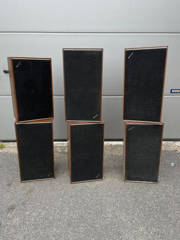 Lot van 6 vintage Sansui ES 100/200 luidsprekers beschikbaar voor biedingen