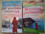 2 x Karen Swan - Schotse ontdekking/Winterse avontuur, Verzenden, Zo goed als nieuw