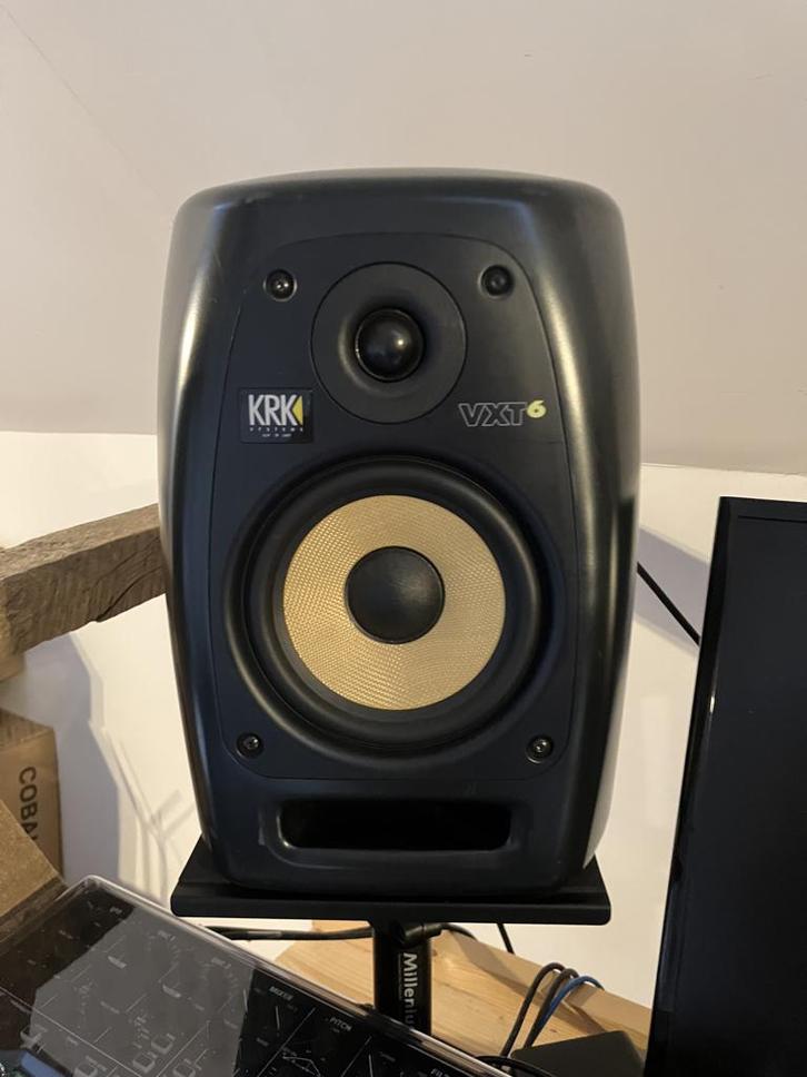 KRK VXT 6 (paar) met KRK 10S 3de generatie, Audio, Tv en Foto, Luidsprekerboxen, Gebruikt, Overige typen, 120 watt of meer, Ophalen