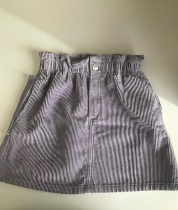 Jupe violette, velours côtelé, Zara, taille 164, Robe ou Jupe, Enlèvement ou Envoi, Comme neuf, Zara