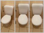 KOOPJE  : 3 witte staan toiletten Duravit / Geberit gedemont, Steen, Toilet, Gebruikt, Ophalen
