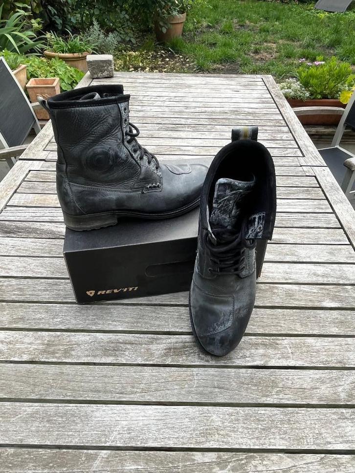 Laarzen Revit Rodeo - 44 - Zwart - Zo goed als nieuw, Motoren, Kleding | Motorkleding, Laarzen, Heren, Tweedehands, Ophalen of Verzenden