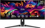 MSI MAG 341CQP QD-OLED - Curved UWQHD Gaming Monitor, Computers en Software, Monitoren, Gaming, Hoofdtelefoonaansluiting, Ultra HD (4K)