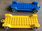 *vintage* Lego Fabuland: 2 oude wagentjes, Kinderen en Baby's, Speelgoed | Duplo en Lego, Ophalen of Verzenden, Gebruikt, Losse stenen