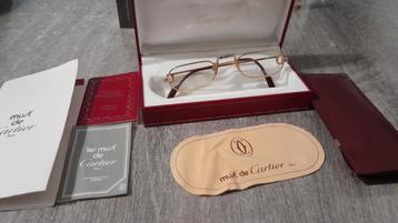 Cartier Bril, Handtassen en Accessoires, Zonnebrillen en Brillen | Dames, Ophalen of Verzenden, Zo goed als nieuw