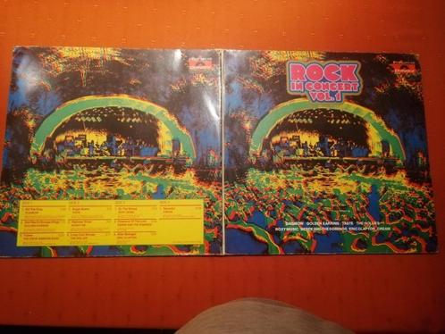 2LP Vinyles 33T Various ‎– Rock In Concert Vol. 1 (1978) BE, CD & DVD, Vinyles | Rock, Enlèvement ou Envoi