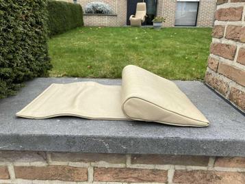 Jori Relax Traanvormig hoofdkussen Beige leder beschikbaar voor biedingen