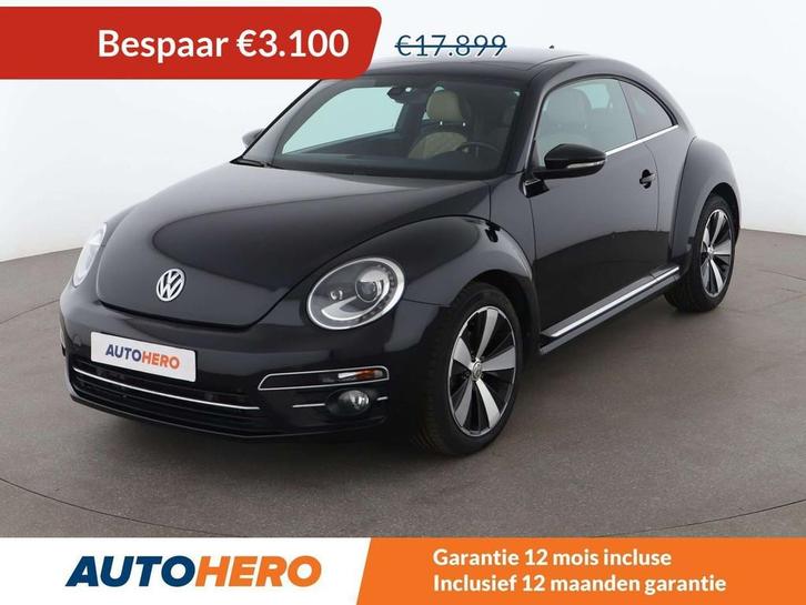Volkswagen Beetle 2.0 TDI Design BlueMotion (bj 2017), Auto's, Volkswagen, Te koop, Beetle (Kever), ABS, Achteruitrijcamera, Airbags