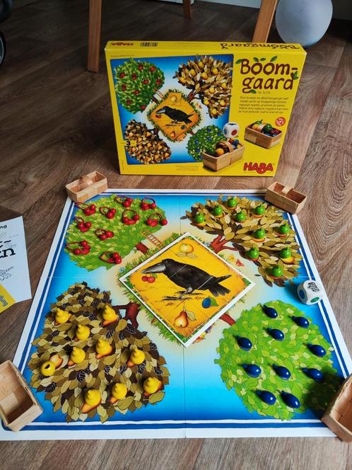 Haba Boomgaard, Hobby en Vrije tijd, Gezelschapsspellen | Bordspellen, Zo goed als nieuw, Ophalen of Verzenden
