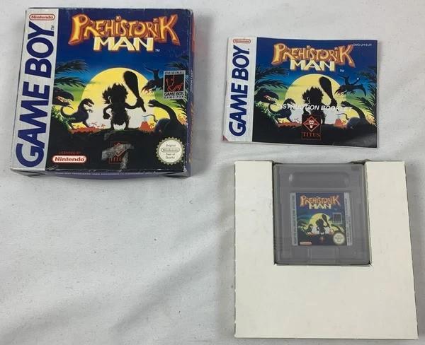 Prehistorik Man Nintendo Game Boy OVP Compleet CIB 1994, Games en Spelcomputers, Games | Nintendo Game Boy, Zo goed als nieuw