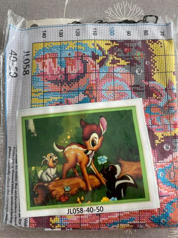 Bambi voorgedrukt borduurpakket 2 beschikbaar voor biedingen