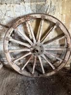 Roues de chariot anciennes, Enlèvement