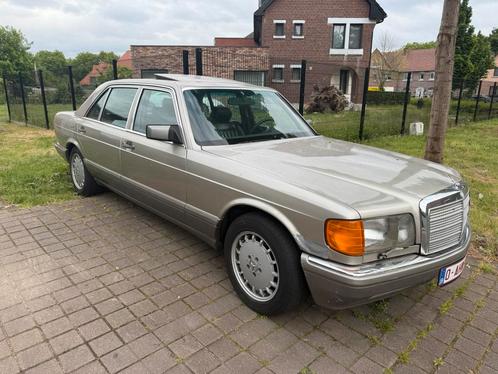 Mercedes 500SEL W126 Type2 1985 203000km Airco Schuifdak, Auto's, Oldtimers, Particulier, Achteruitrijcamera, Airbags, Airconditioning