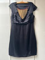 Zwarte jurk met satijnen voering - Maat XS, Kleding | Dames, Sans marque, Zwart, Ophalen of Verzenden, Zo goed als nieuw