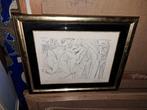 lithographie hors commerce signe pablo picasso, Antiek en Kunst, Ophalen of Verzenden