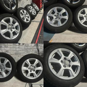 Originele Audi 5x112  + 225/55 R16 Vredestein winter beschikbaar voor biedingen